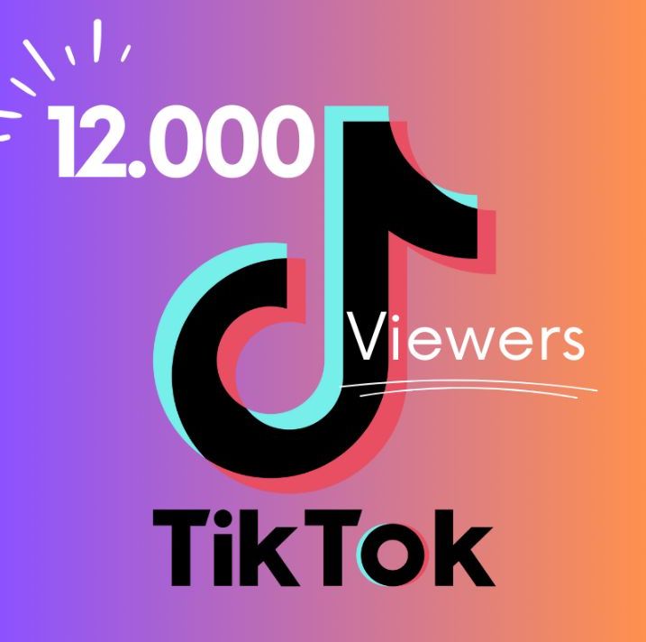 12.000 Visitas de Tiktok/- Vistas 100% reales de Tiktok - Garantía de por vida - Sin caída - Ayudará a aumentar los seguidores.
