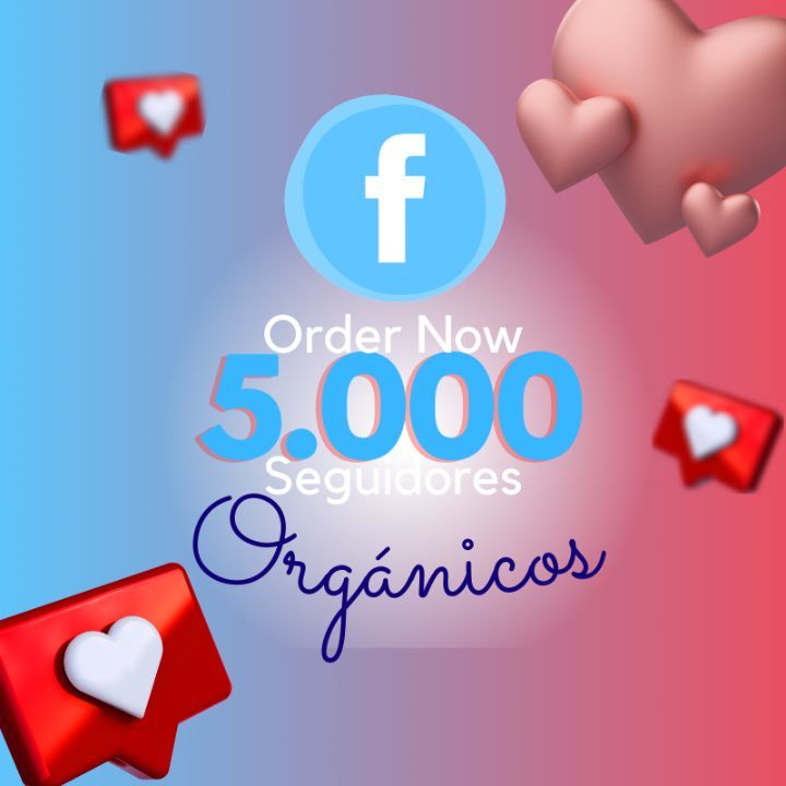 Obtendrás 5000 Seguidores + 5000 Me Gusta de Regalo para crecer su página comercial de Facebook al siguiente nivel.