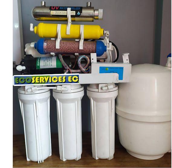 Purificador de agua con tecnología ósmosis inversa, 8 Etapas, con lámpara UV, Agua alta calidad