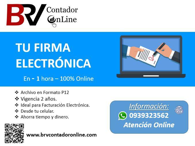 Firma Electrónica - Atención Online