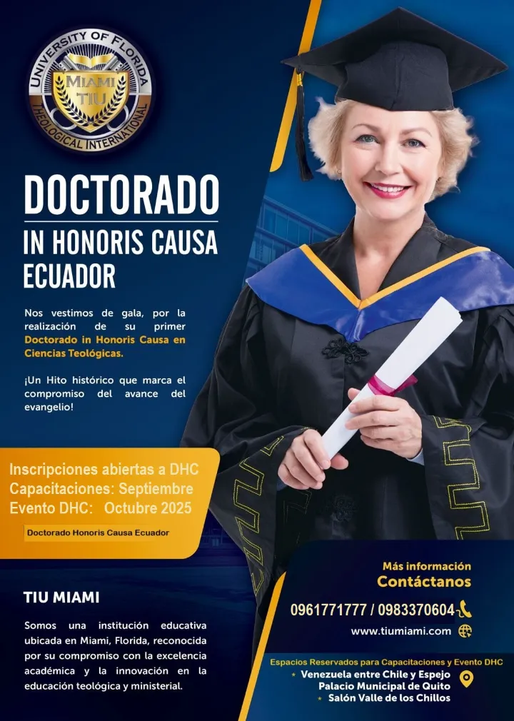 DHC ECUADOR DOCTORADO HONORIS CAUSA ECUADOR
