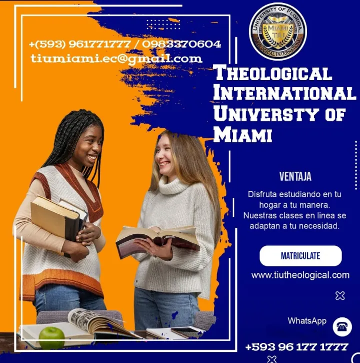 Teología a distancia Educación Universitaria on line