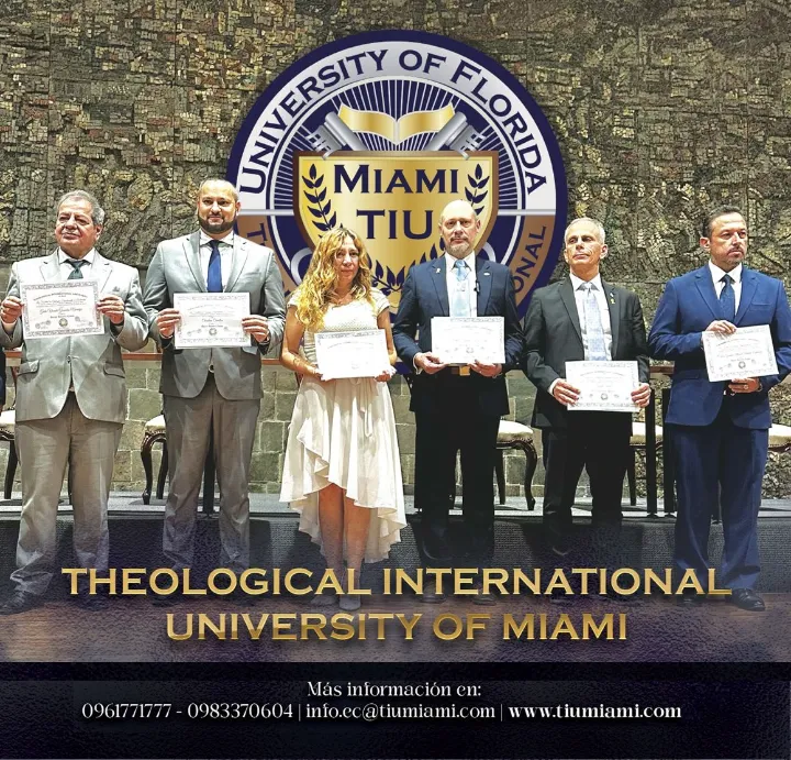 Condecorados Doctorado in Honoris Causa Ecuador TIU MIAMI