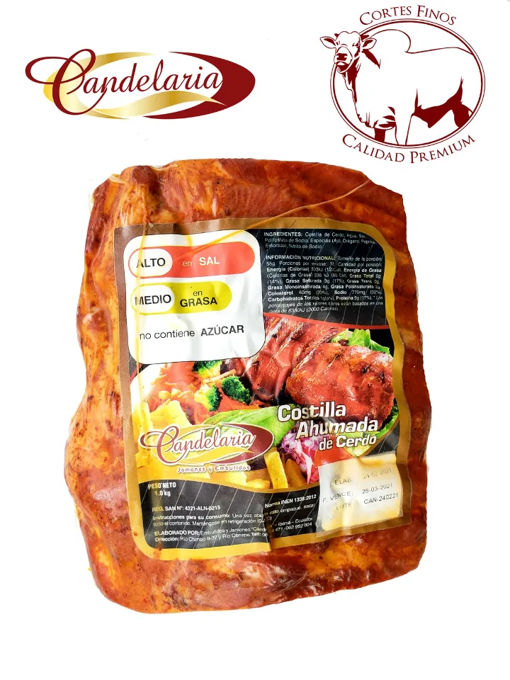 Costilla Ahumada de Cerdo