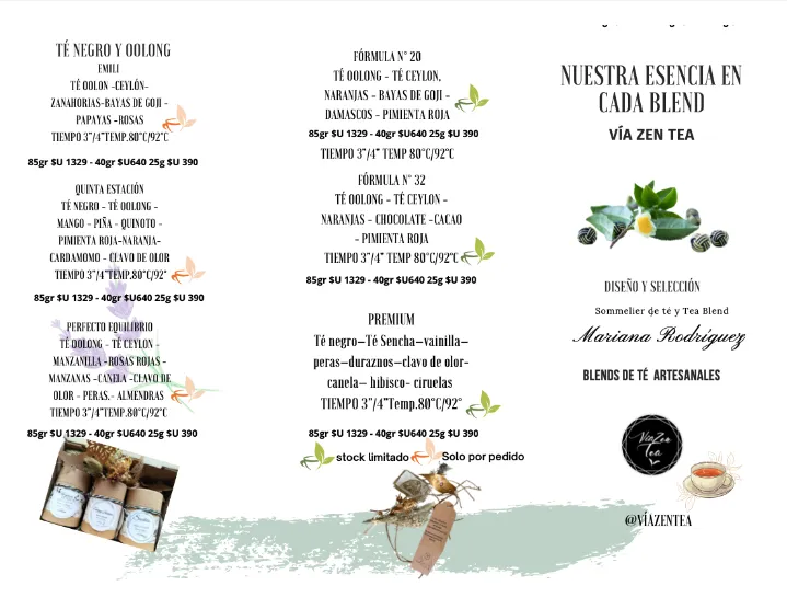 Vía Zen Tea - Catálogo