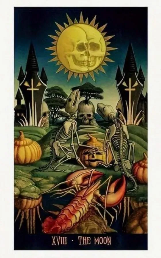 SPOOKY MAGICAL TAROT CARD