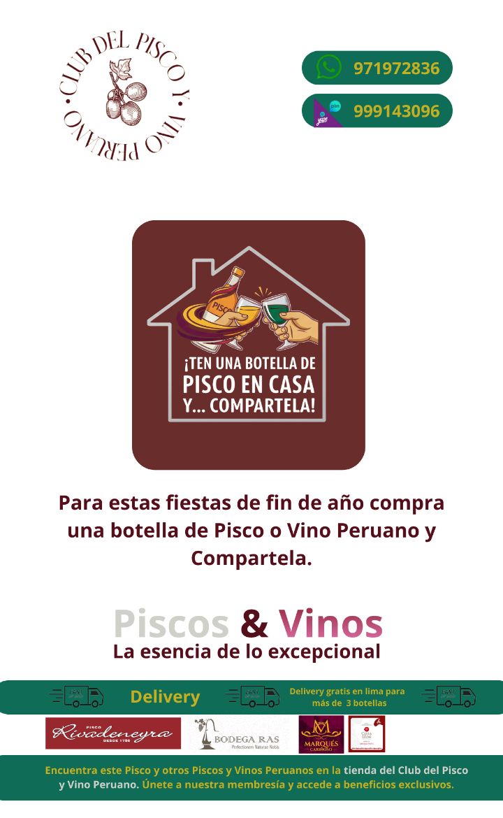 Campaña ten una botella de Pisco en casa... y Compartela